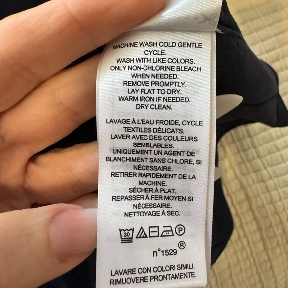 LAUREN RALPH LAUREN Two Tone Pointelle Knit Dress Size XL NWT - Picture 7 of 9